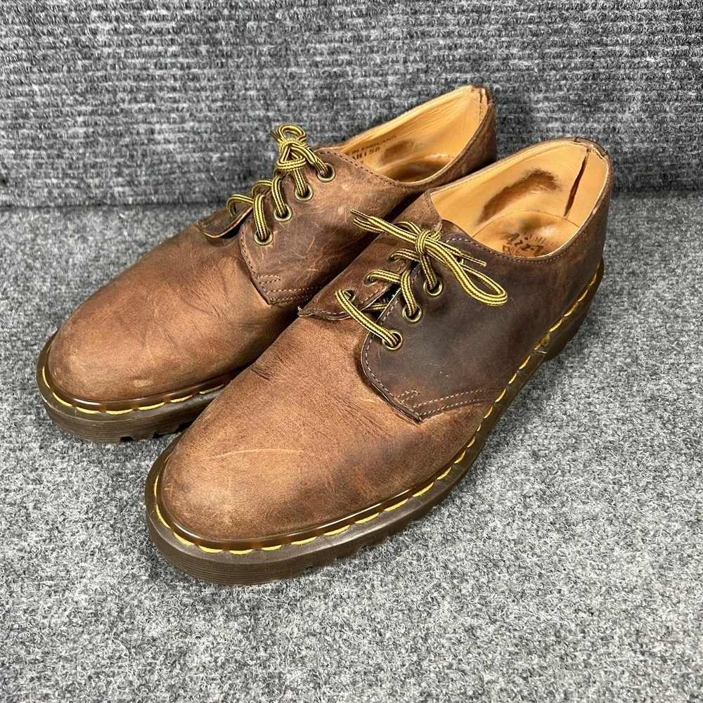 Vintage Dr Martens Shoes Womens‎ Size 8 Made in England AirWair Derby 90s Rugged